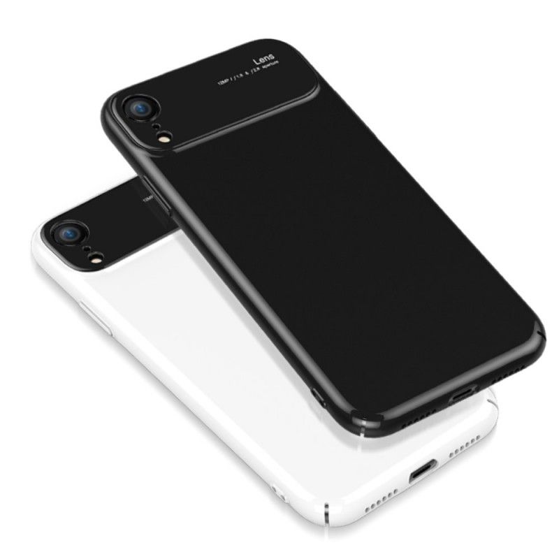 Kuori iPhone XR Valkoinen Musta Ensiluokkaiset Materiaalit