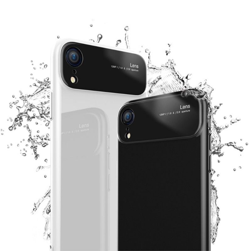 Kuori iPhone XR Valkoinen Musta Ensiluokkaiset Materiaalit