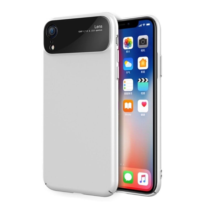 Kuori iPhone XR Valkoinen Musta Ensiluokkaiset Materiaalit