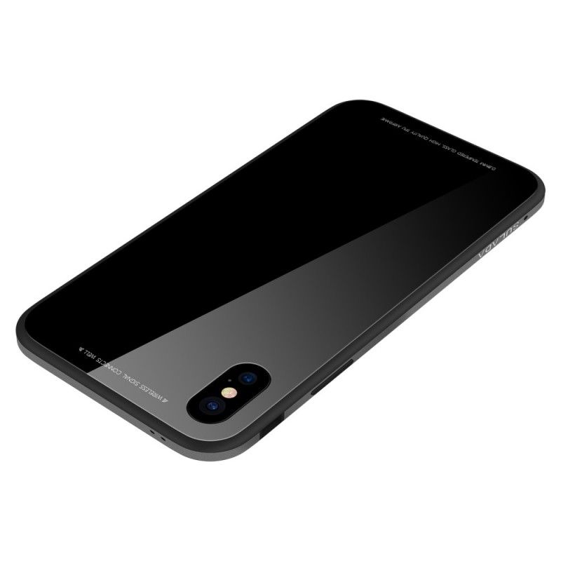 Kuori iPhone XR Valkoinen Musta Sulada Loistaa