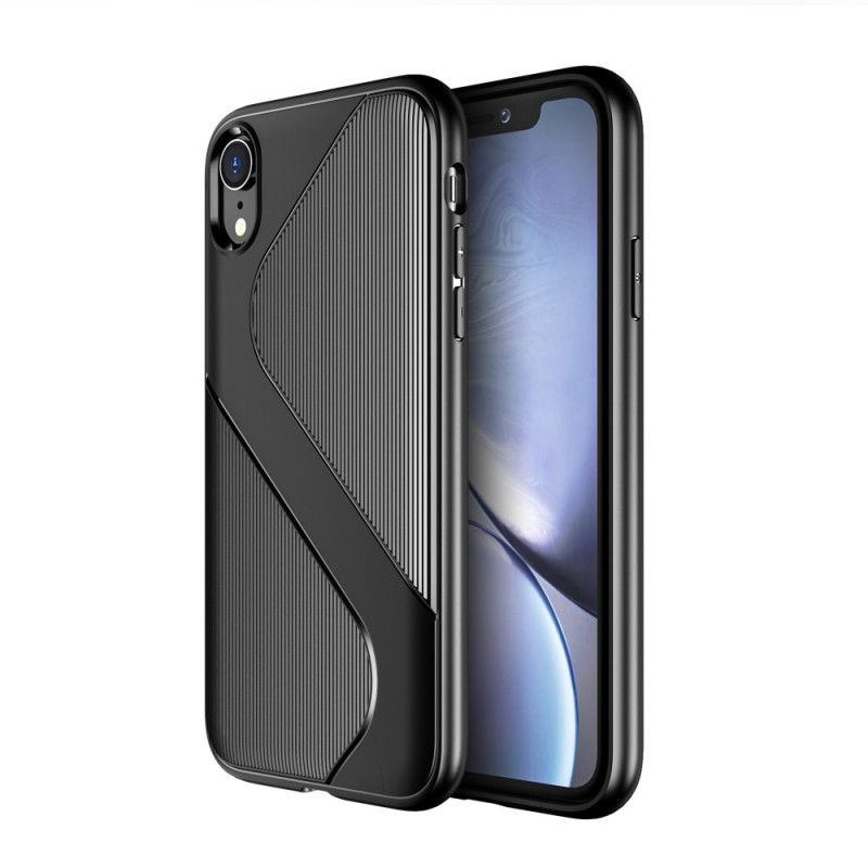 Kuori iPhone XR Vihreä Musta S Kuvioitu Muotoilu