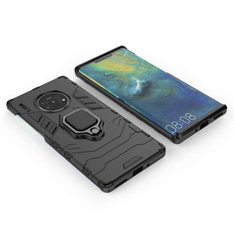 Case Kuoret Huawei Mate 30 Pro Punainen Musta Puhelinkuoret Kestävä Rengas