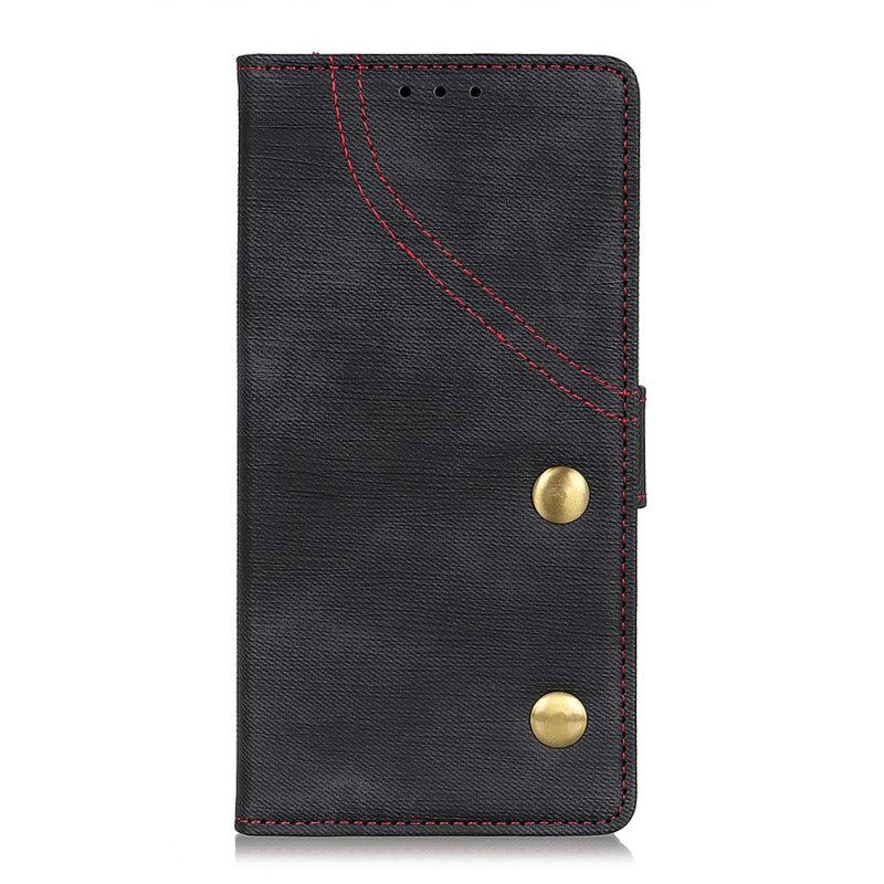 Flip Case Huawei Mate 30 Pro Punainen Musta Farkunapit