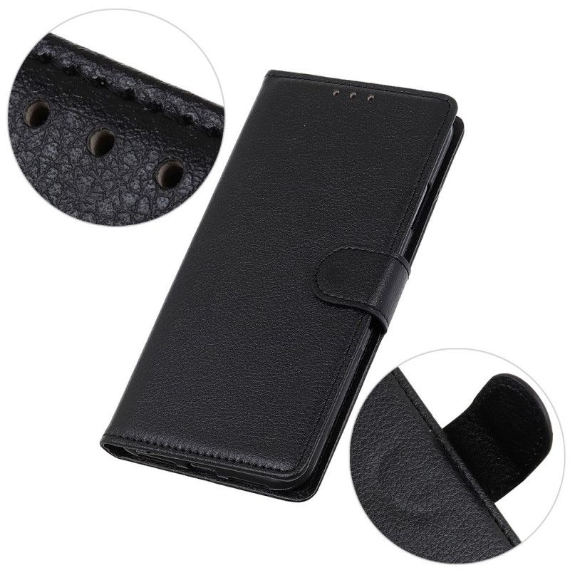 Flip Case Huawei Mate 30 Pro Ruskea Musta Perinteinen Tekonahka