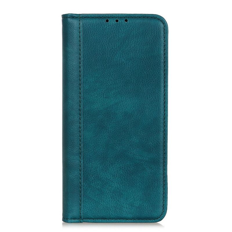 Kotelot Huawei Mate 30 Pro Turkoosi Musta Nahkatyylinen Hienovärinen Versio