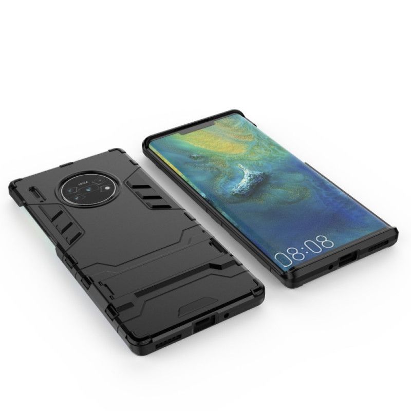 Kuori Huawei Mate 30 Pro Punainen Musta Vahva Kieli Suojakuori