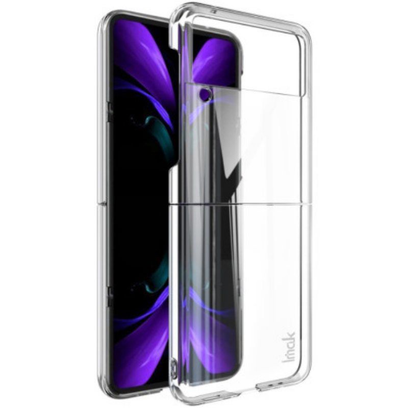 Case Samsung Galaxy Z Flip 4 Kotelot Flip Imak Läpinäkyvä