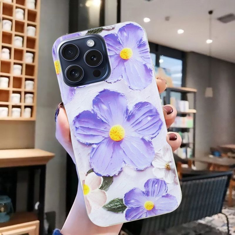 Puhelinkuoret iPhone 16 Pro Max Purppuraisia Kukkia