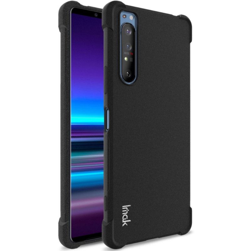 Kuori Sony Xperia 1 II Harmaa Musta Imak Silkkinen