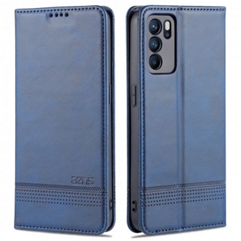 Flip Kotelot Oppo Reno 6 Pro 5g Azns Leather Style