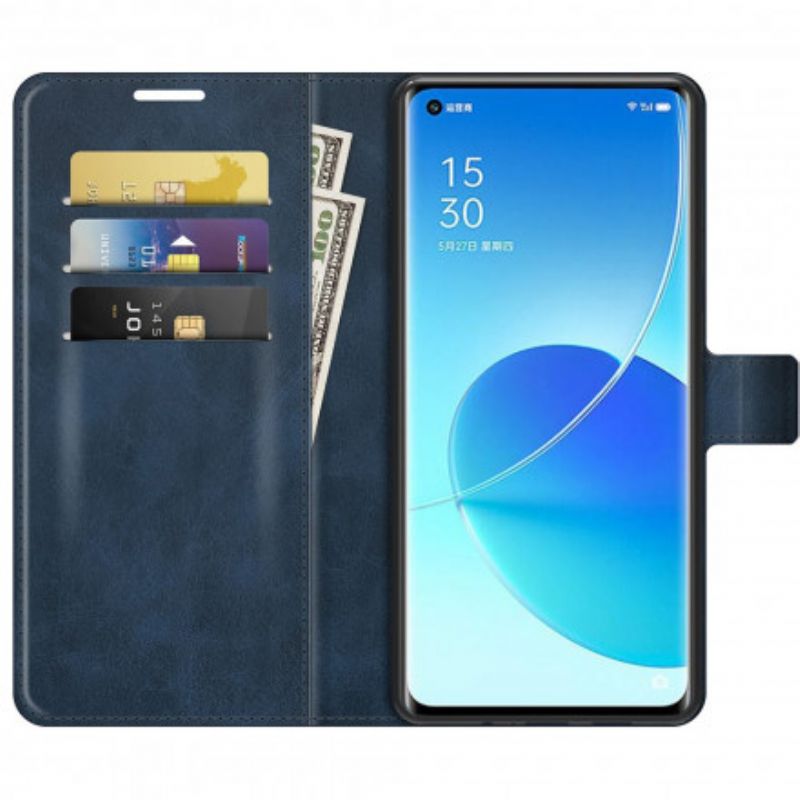 Flip Kotelot Oppo Reno 6 Pro 5g Slim Extreme Leather Effect Suojakuori