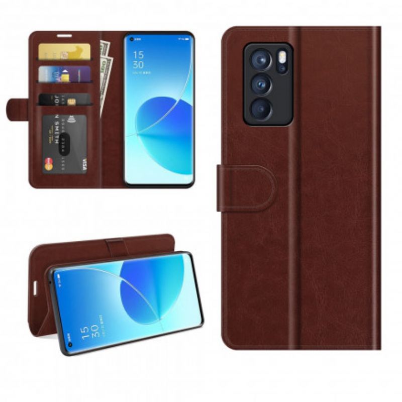 Kotelot Oppo Reno 6 Pro 5g Faux Leather Ultra