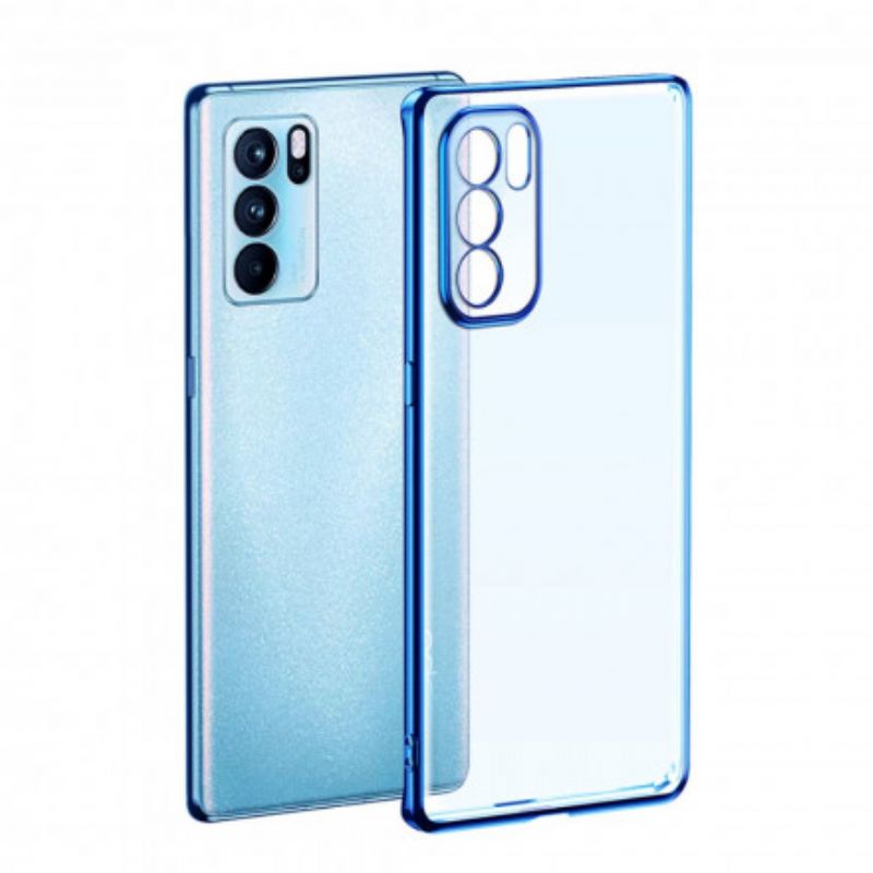 Kuori Oppo Reno 6 Pro 5g Transparent Edges Style Metal Sulada