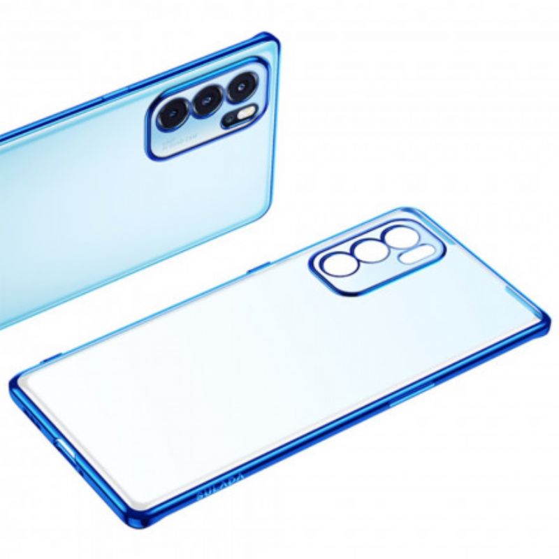 Kuori Oppo Reno 6 Pro 5g Transparent Edges Style Metal Sulada