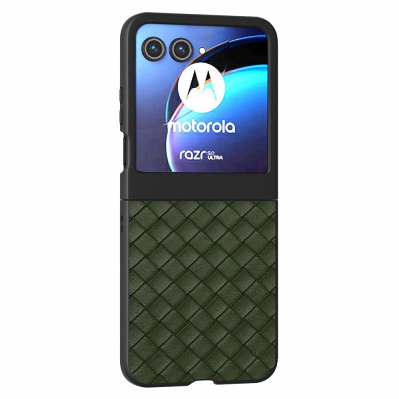 Case Motorola Razr 50 Puhelinkuoret Kudottu Rakenne