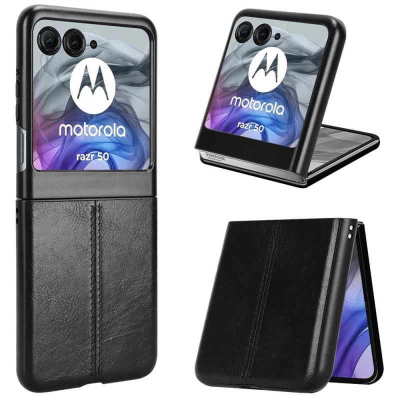 Kuori Motorola Razr 50 Nahan Ompeleet