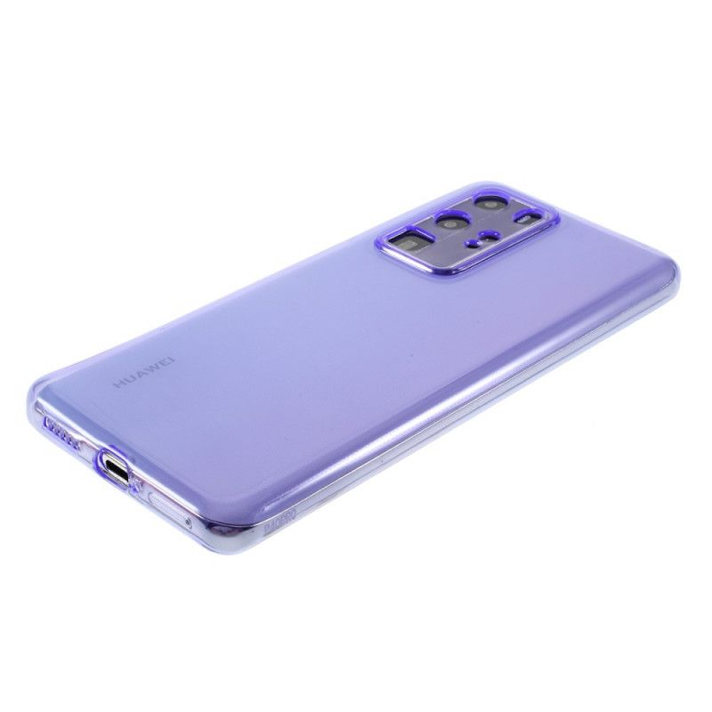 Case Kuoret Huawei P40 Pro Omenanvihreä Magenta Puhelinkuoret Silikonivärit