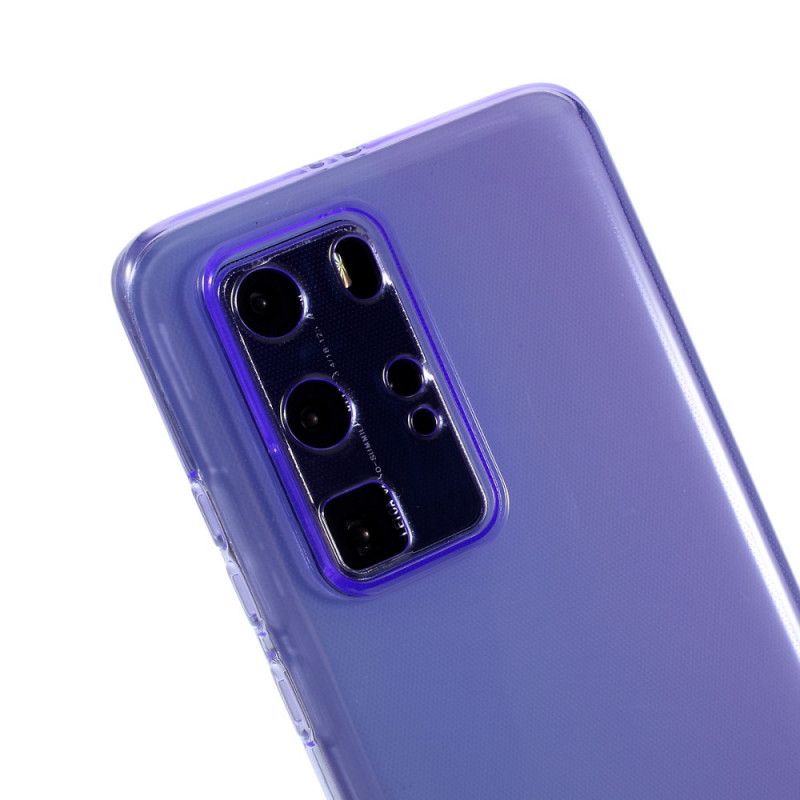 Case Kuoret Huawei P40 Pro Omenanvihreä Magenta Puhelinkuoret Silikonivärit