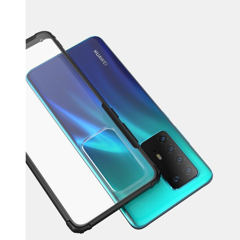 Case Kuoret Huawei P40 Pro Valkoinen Musta Puhelinkuoret Himmeä Hybridi