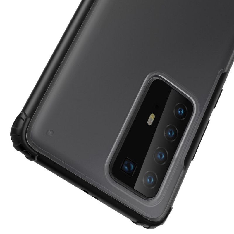 Case Kuoret Huawei P40 Pro Valkoinen Musta Puhelinkuoret Himmeä Hybridi