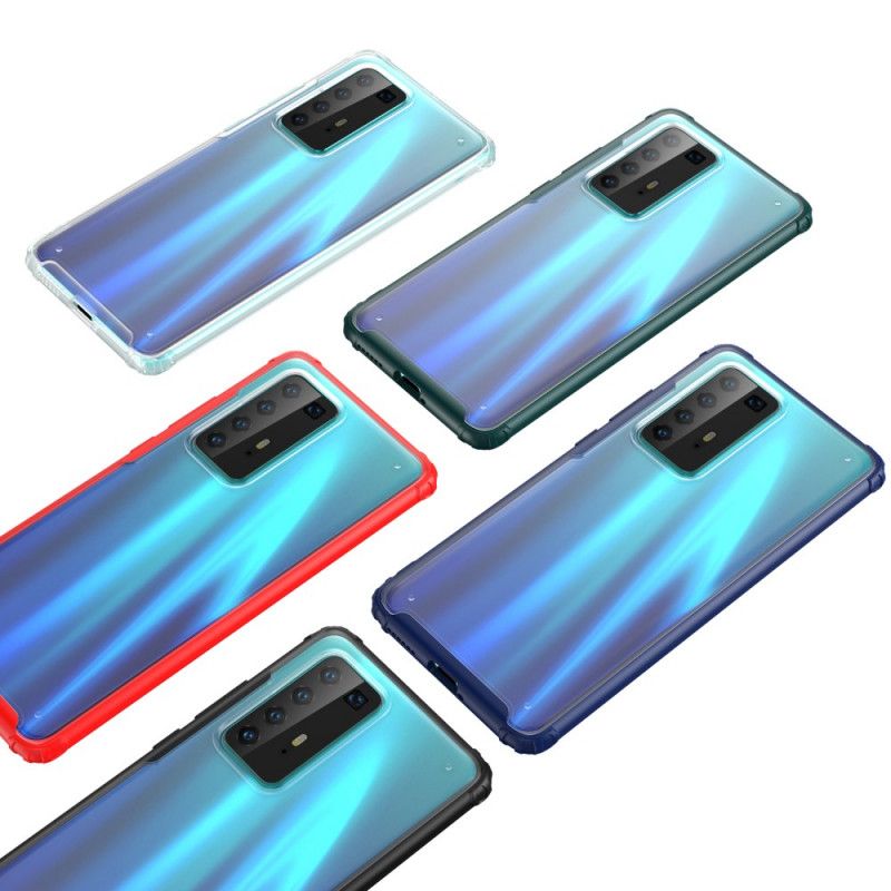 Case Kuoret Huawei P40 Pro Valkoinen Musta Puhelinkuoret Himmeä Hybridi