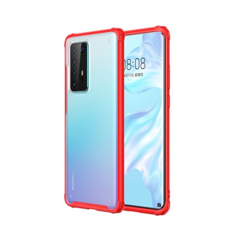 Case Kuoret Huawei P40 Pro Valkoinen Musta Puhelinkuoret Himmeä Hybridi