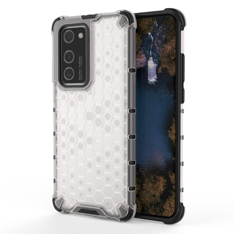 Case Kuoret Huawei P40 Pro Valkoinen Musta Puhelinkuoret Hunajakennotyyli