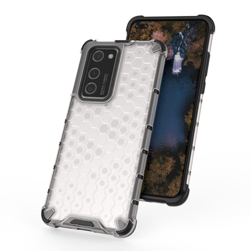 Case Kuoret Huawei P40 Pro Valkoinen Musta Puhelinkuoret Hunajakennotyyli