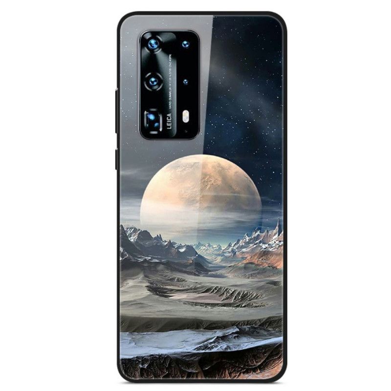 Kuori Huawei P40 Pro Avaruuskuun Karkaistu Lasi