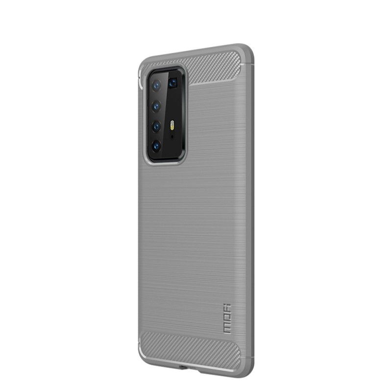 Kuori Huawei P40 Pro Harmaa Musta Mofi Harjattu Hiilikuitu