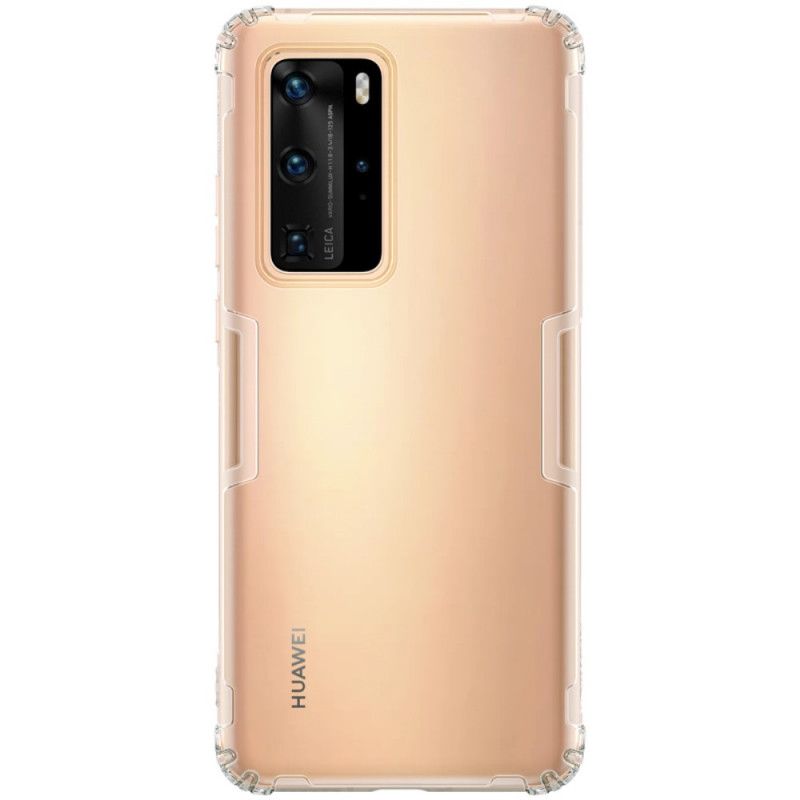 Kuori Huawei P40 Pro Harmaa Vahvistettu Läpinäkyvä Nillkin