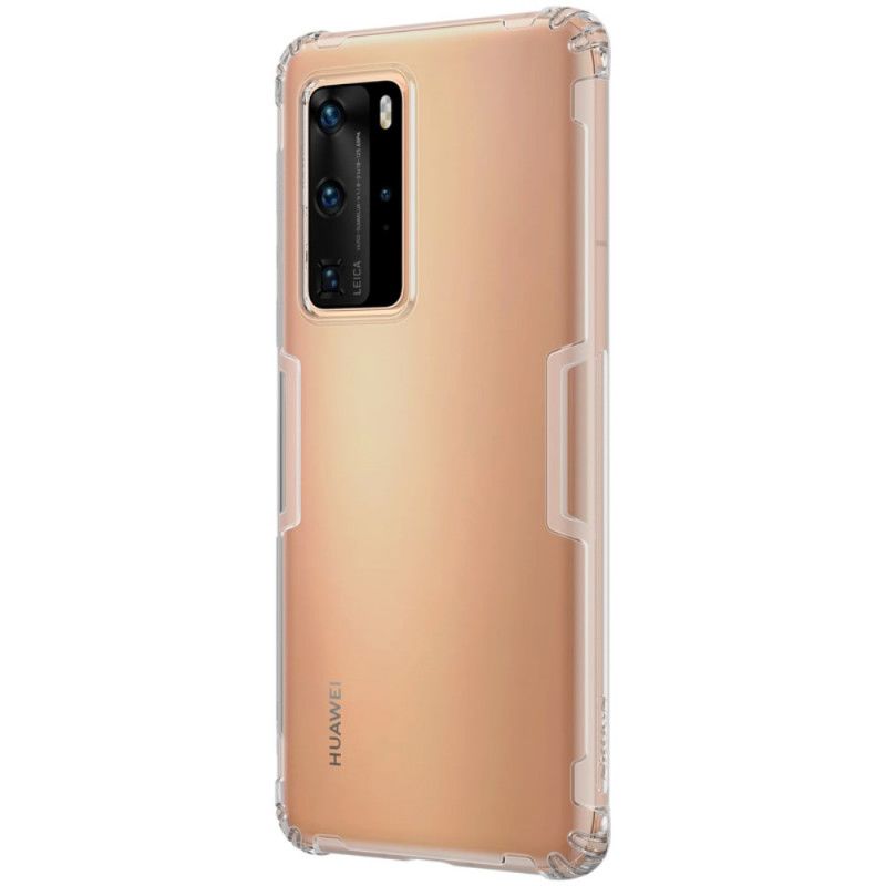 Kuori Huawei P40 Pro Harmaa Vahvistettu Läpinäkyvä Nillkin