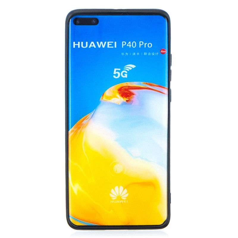 Kuori Huawei P40 Pro Joustava Silikonigrafiikka Suojakuori