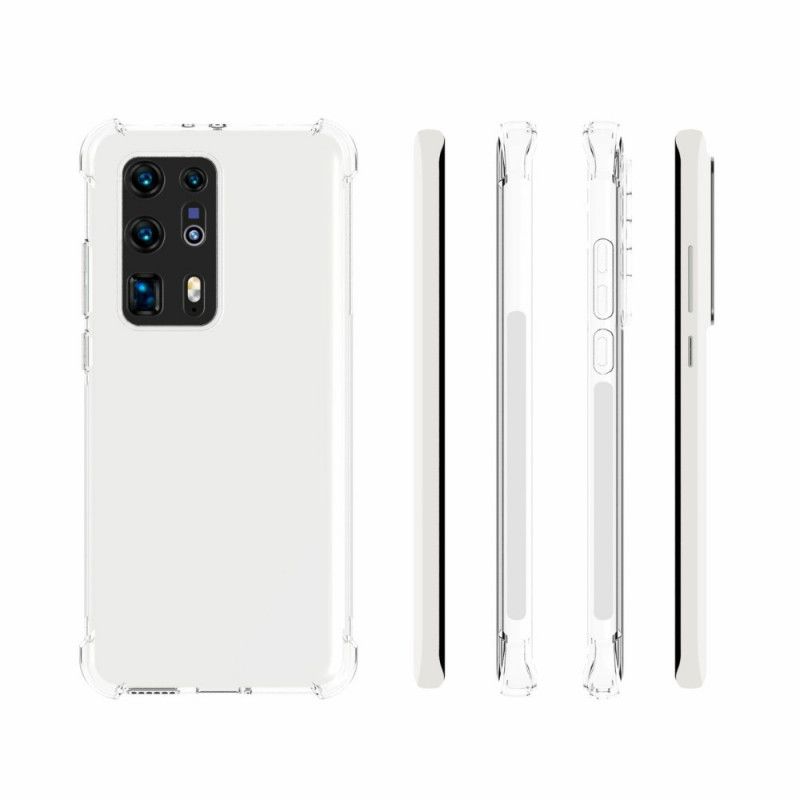 Kuori Huawei P40 Pro Läpinäkyvät Vahvistetut Kulmat Suojakuori