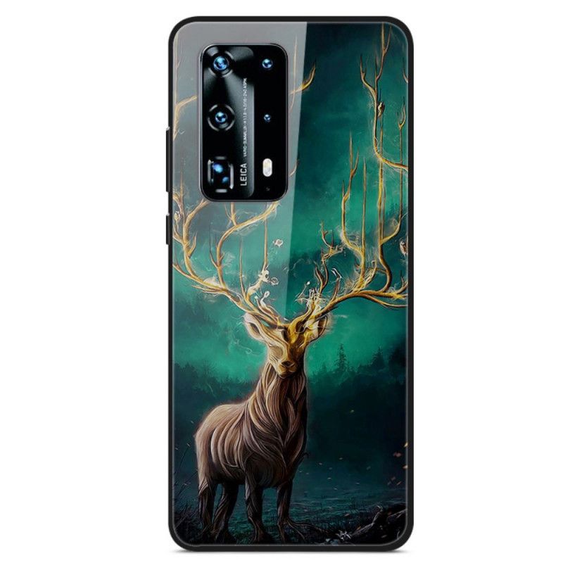 Kuori Huawei P40 Pro Puhelinkuoret Peurakuningas Karkaistu Lasi