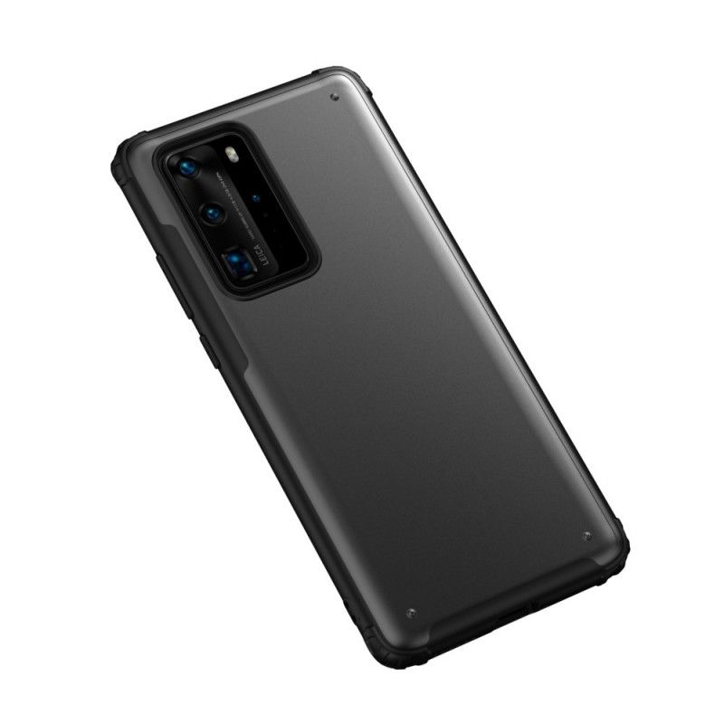 Kuori Huawei P40 Pro Punainen Musta Himmeä Hybridi