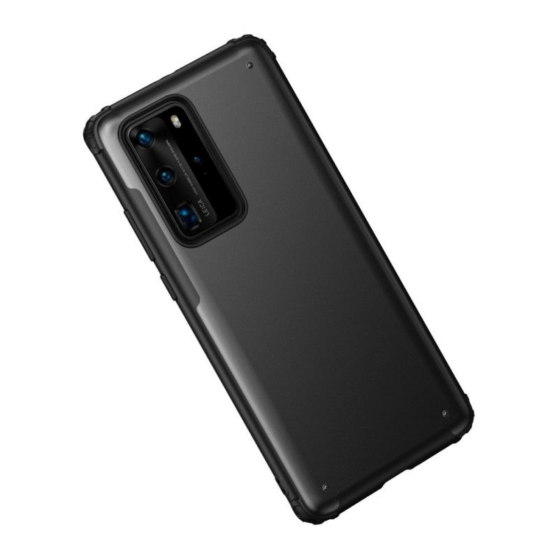 Kuori Huawei P40 Pro Punainen Musta Himmeä Hybridi