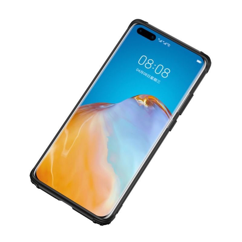 Kuori Huawei P40 Pro Punainen Musta Himmeä Hybridi