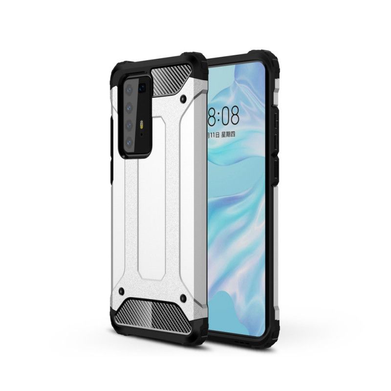 Kuori Huawei P40 Pro Punainen Musta Perhe Suojakuori