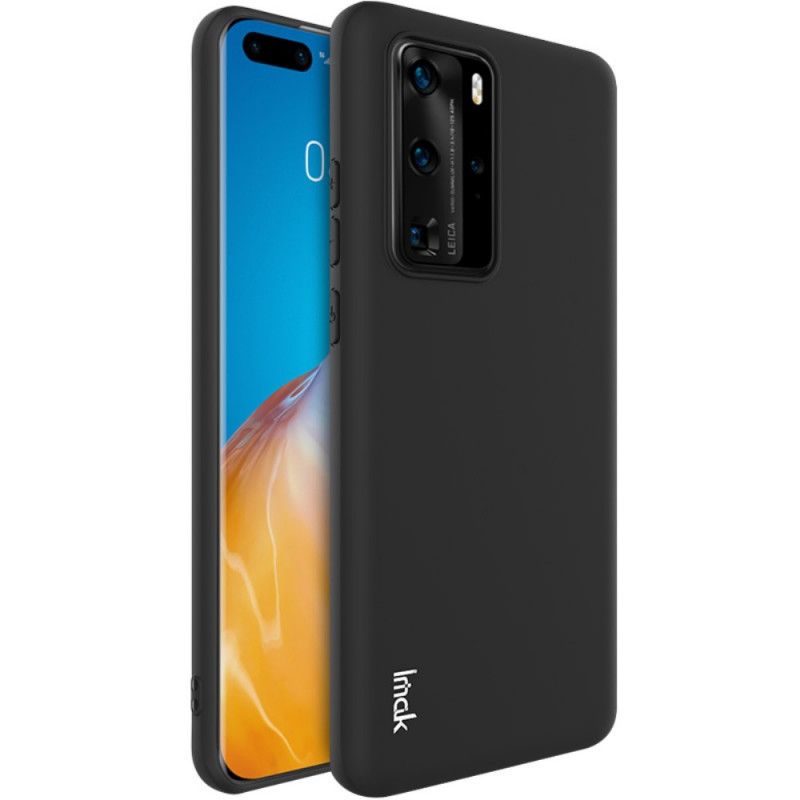 Kuori Huawei P40 Pro Tummansininen Musta Uc-1 -Sarjan Silikonimatto Imak