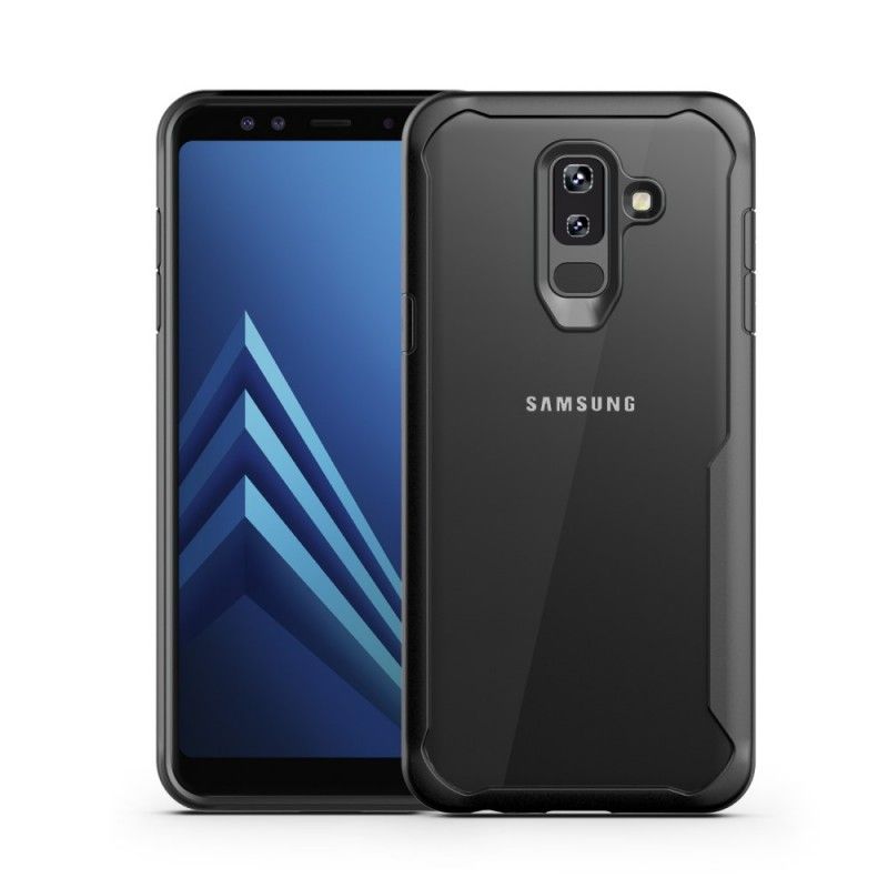 Kuori Samsung Galaxy A6 Plus Punainen Hybridiviistotut Reunat