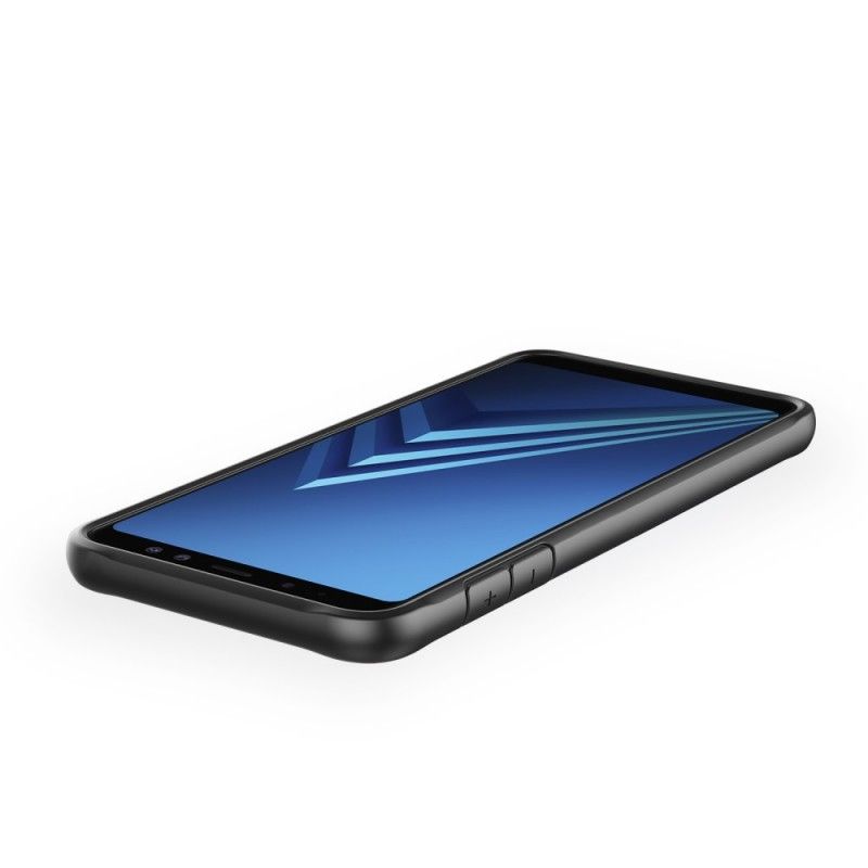 Kuori Samsung Galaxy A6 Plus Punainen Hybridiviistotut Reunat