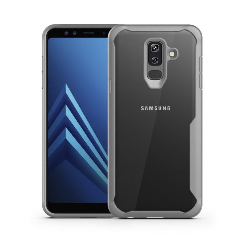 Kuori Samsung Galaxy A6 Plus Punainen Hybridiviistotut Reunat