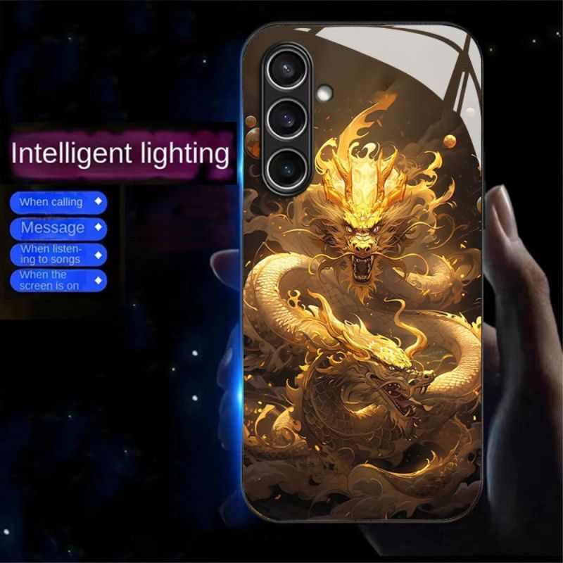 Kuori Samsung Galaxy A16 5g Soita Flash-sarja Golden Dragon