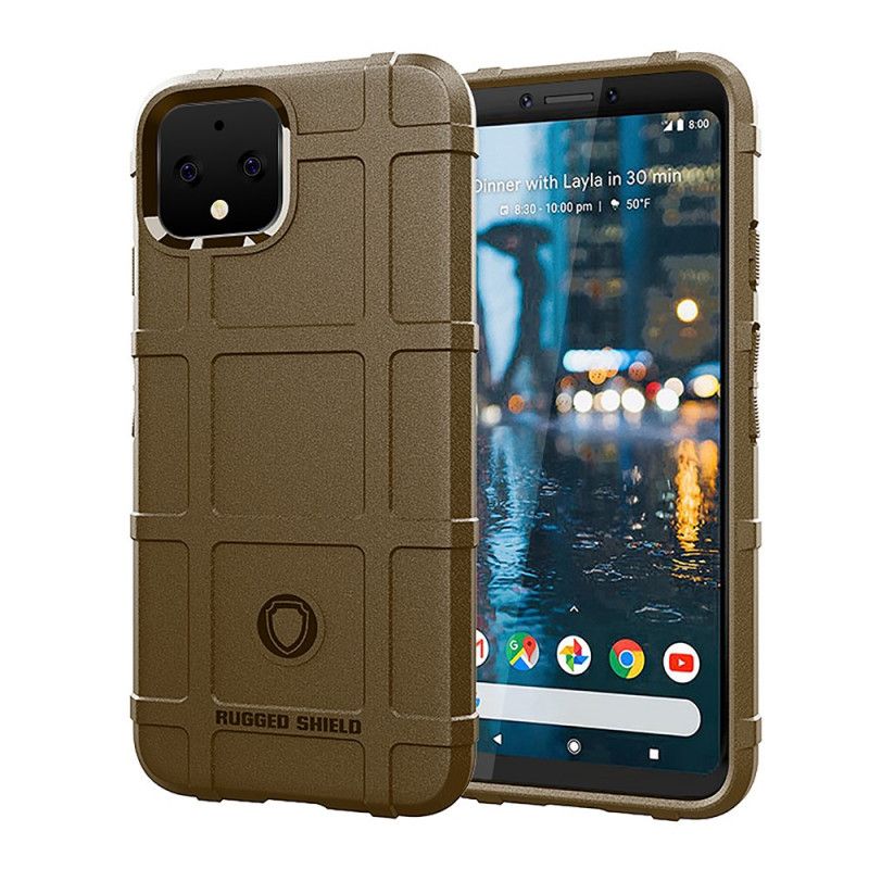 Case Kuoret Google Pixel 4 Harmaa Musta Puhelinkuoret Kestävä Kilpi