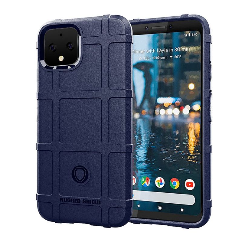 Case Kuoret Google Pixel 4 Harmaa Musta Puhelinkuoret Kestävä Kilpi