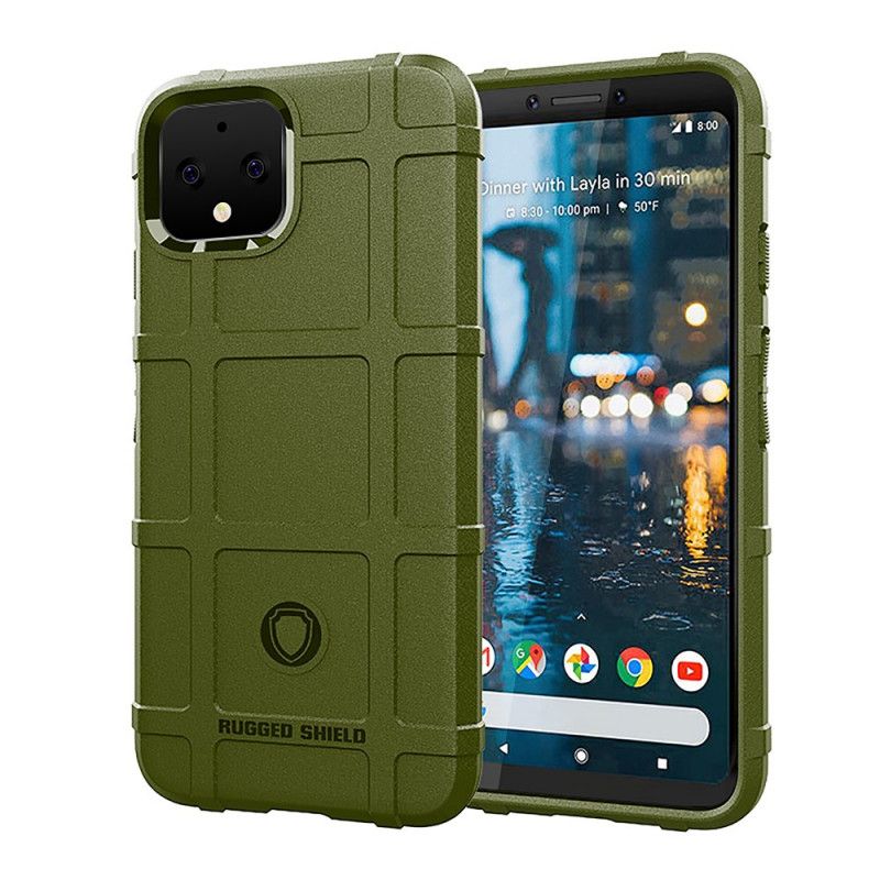 Case Kuoret Google Pixel 4 Harmaa Musta Puhelinkuoret Kestävä Kilpi