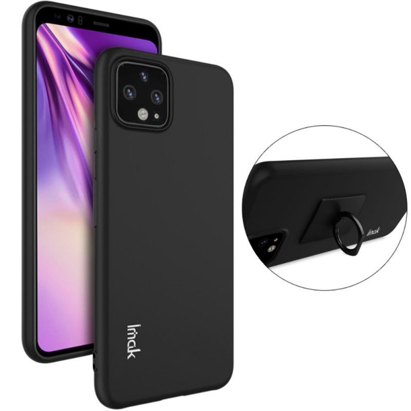 Kuori Google Pixel 4 Harmaa Musta Rengas Suojakuori