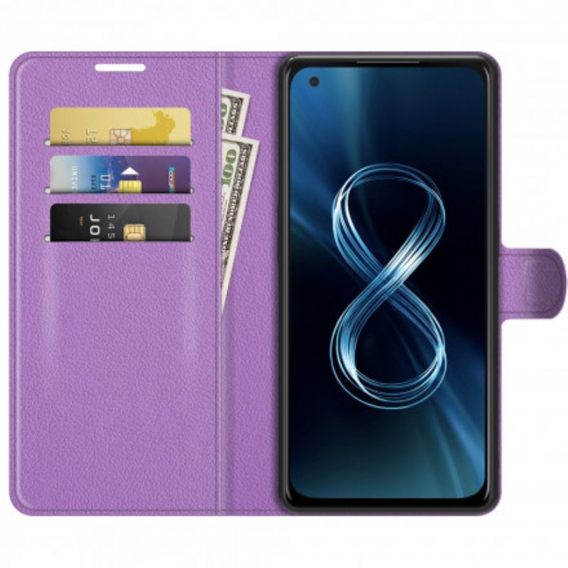 Flip Kotelot Asus Zenfone 8 Classic Faux Leather