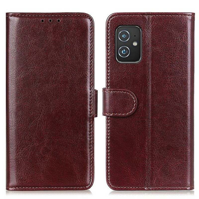 Flip Kotelot Asus Zenfone 8 Faux Leather Finesse Suojakuori